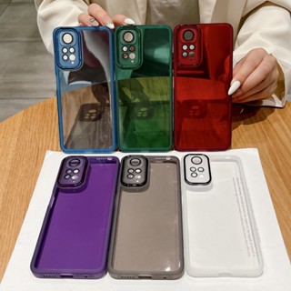 Capa De Silicone Transparente De Luxo À Prova De Choque Para Xiaomi Redmi Nota 11S 11 12 Pro 4G 5G Com Traseira Protetora De Câmera