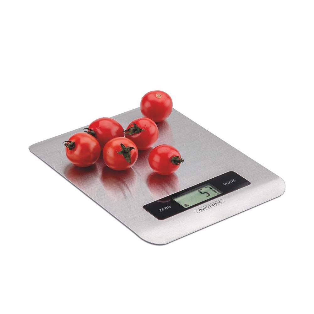 Balança Digital para Cozinha Tramontina Adatto em Aço Inox em Oferta na Shopee