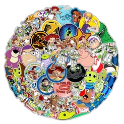 50PCS Cartoon Cute Toy Story Graffiti Adesivos Decorativos Para Capacete De Bicicleta Decalques De Lápis LanLanStickersWorld