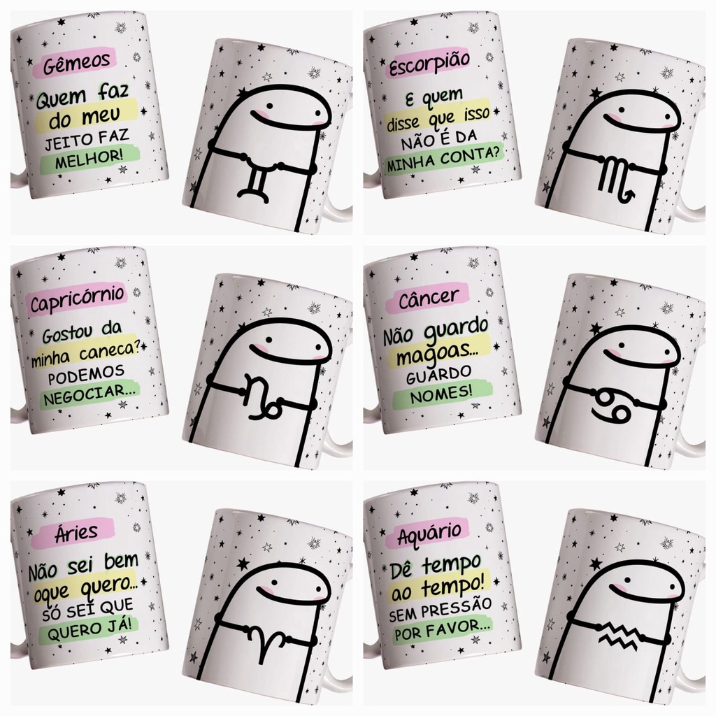 Imagem Caneca Signos Flork Personalizada