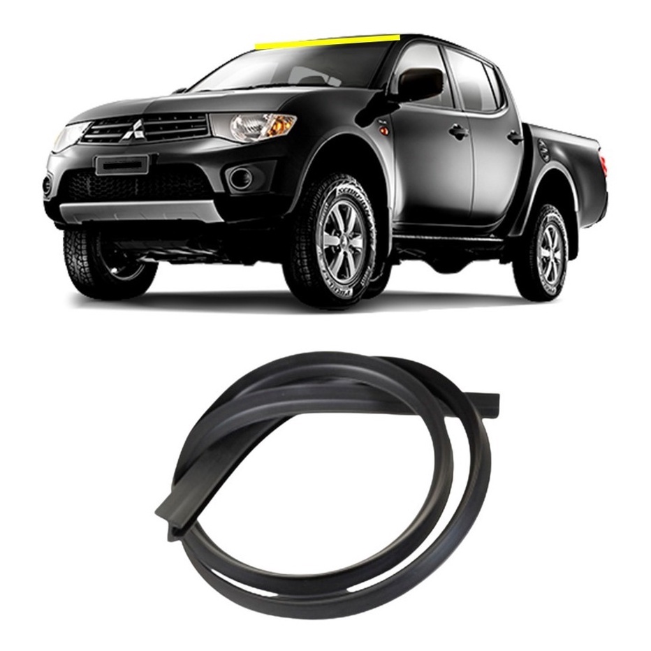 Borracha Superior Parabrisa Mitsubishi L200 Triton Até 2014