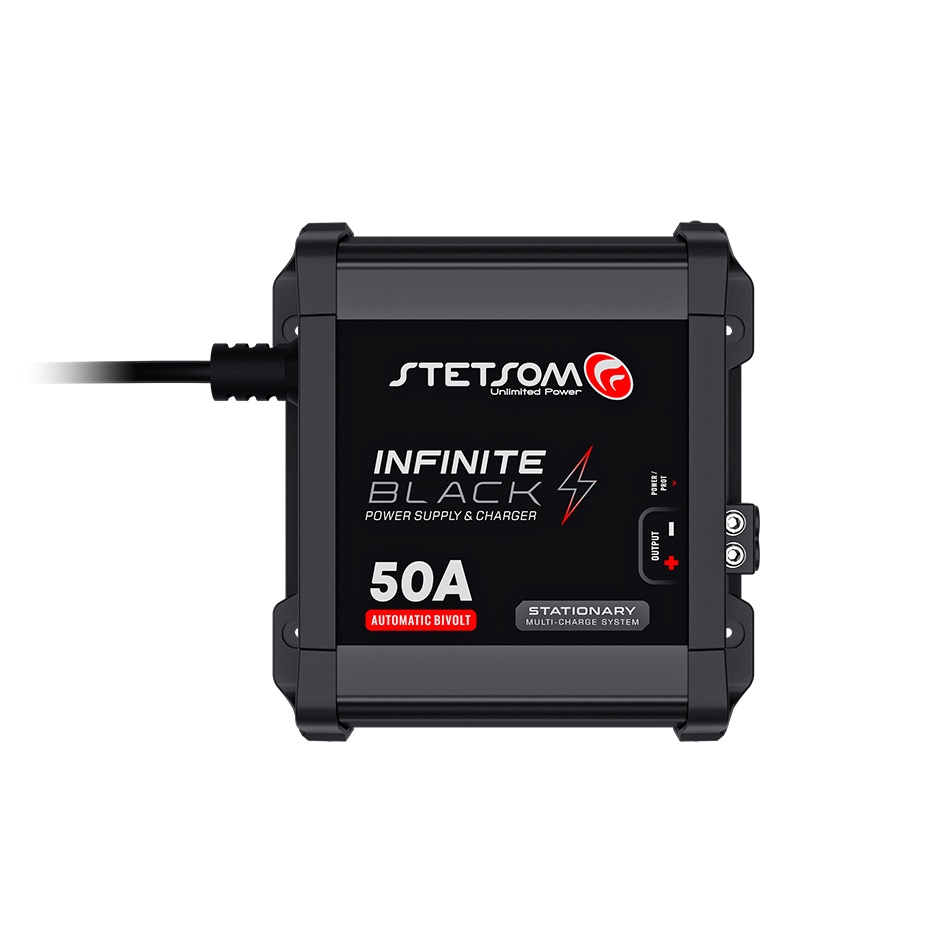 Fonte automotiva carregador digital infinite black stetsom 50 a amperes