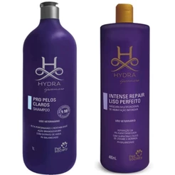 01 Shampoo Pelos Claros 1L e 01 Mascara Liso Perfeito 480ml