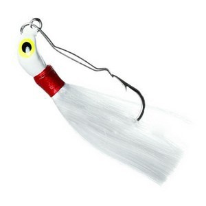 Xuxinha Para Pesca n° 4/0 com Anti-Enrosco - Branca 7 gramas