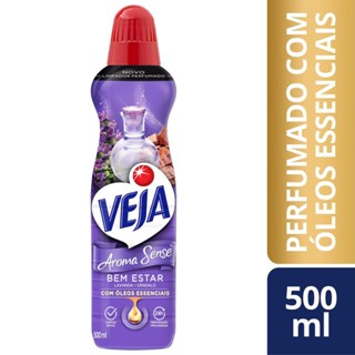 Limpador Perfumado Veja Aroma Sense Bem Estar 500ml Lavanda