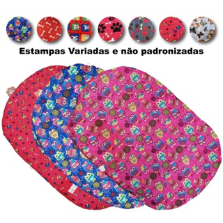 Cama Pet Para Cães e Gatos Colchonete Pet Tecido Almofada Oval em Oferta na Shopee