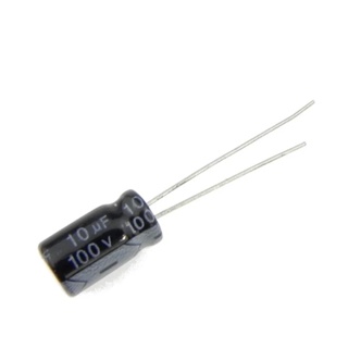 Kit 10 Unidades Capacitor Eletrolítico 10uF / 100V em Oferta na Shopee