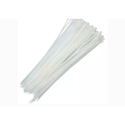 Abraçadeira Presilha Enforca Gato 2,5 X 88mm 300 Un Branca