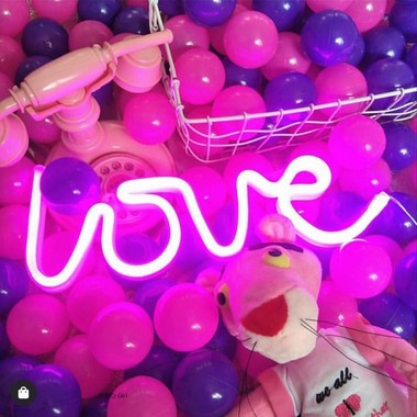 Luminária Led Neon - Letreiro de Luz Parede USB Pilha em Oferta na Shopee