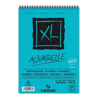 Bloco XL aquarela A5 300g com 20 folhas Canson