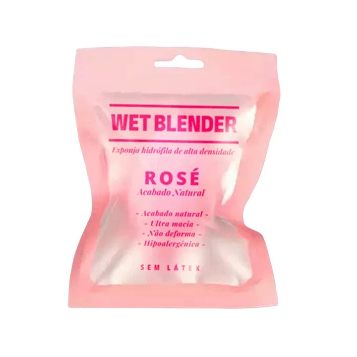 Esponja de Maquiagem Rosé - Wet Blender