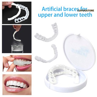 [CTO] Faceta De Dentes Falsos Silicone Universal Com Slots