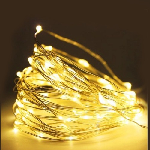 Fio de Led Amarelo 2 Metros - 01unidade - Rizzo Importações - Home & Living