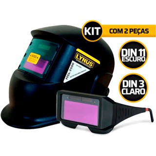 Máscara De Solda Automática Profissional+ Óculos Automático