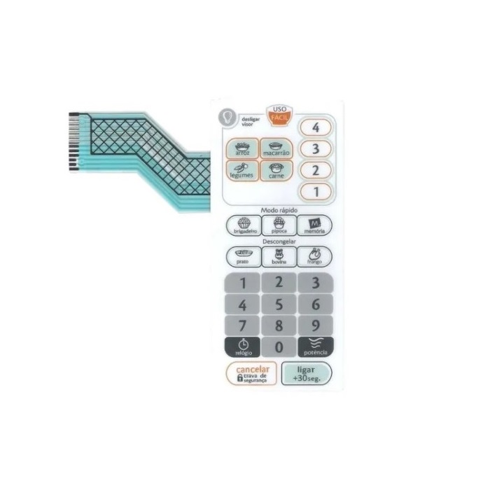 Painel Membrana Teclado Para Microondas Consul Cmp25 Cmp 25 Similar