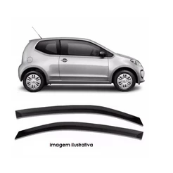 Jogo Calha De Chuva Defletor Up 2014 2015 2 Portas Ecoflex Acrilico 40.025A