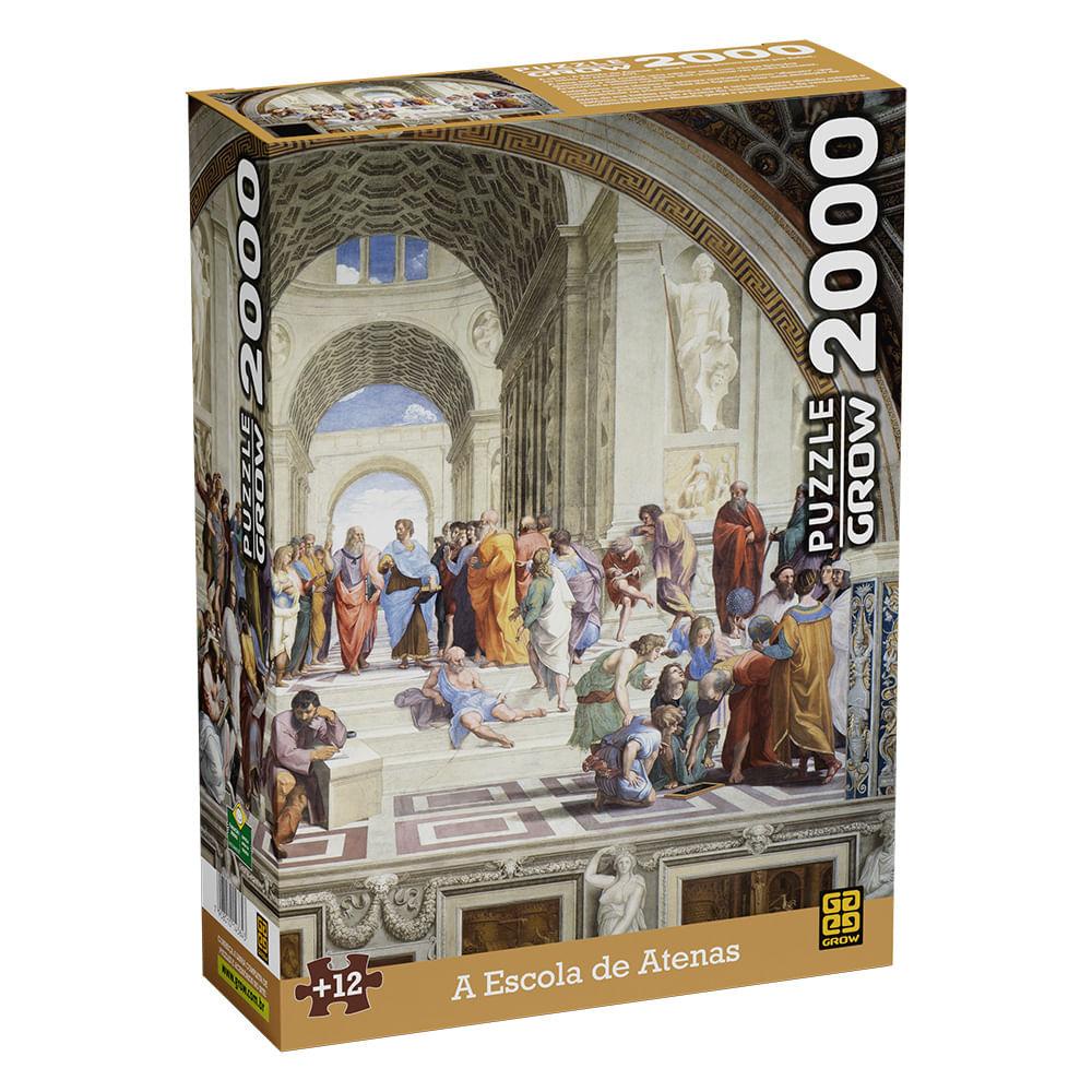 Puzzle 2000 peças A Escola de Atenas em Oferta na Shopee