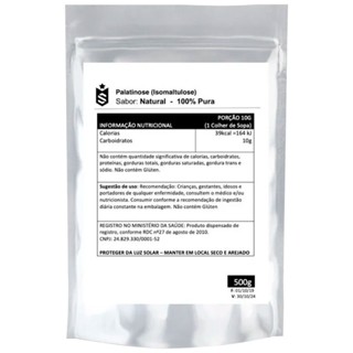 Isomaltulose 500g - 100% Puro Importado - Soldiers Nutrition