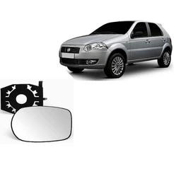 Lente Retrovisor Palio Economy 2011 2012 2013 2014 Com Base