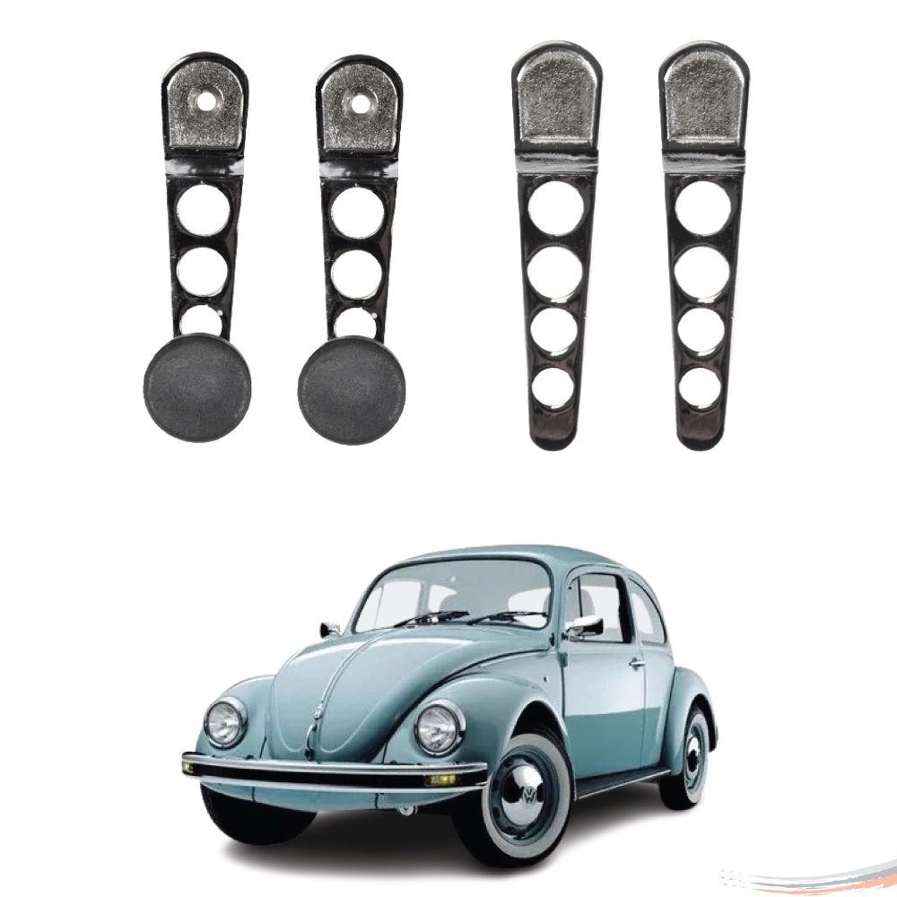 Kit Completo Manivela E Maçaneta Internas Cromado Fusca 71 A 77 em Oferta na Shopee