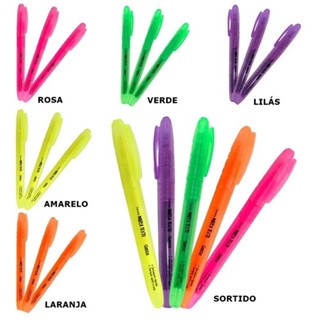 kit 3 Caneta MARCA TEXTO GATTE