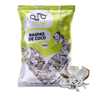 Raspas de Coco Chips Natural Sem Borda 250g - P&P