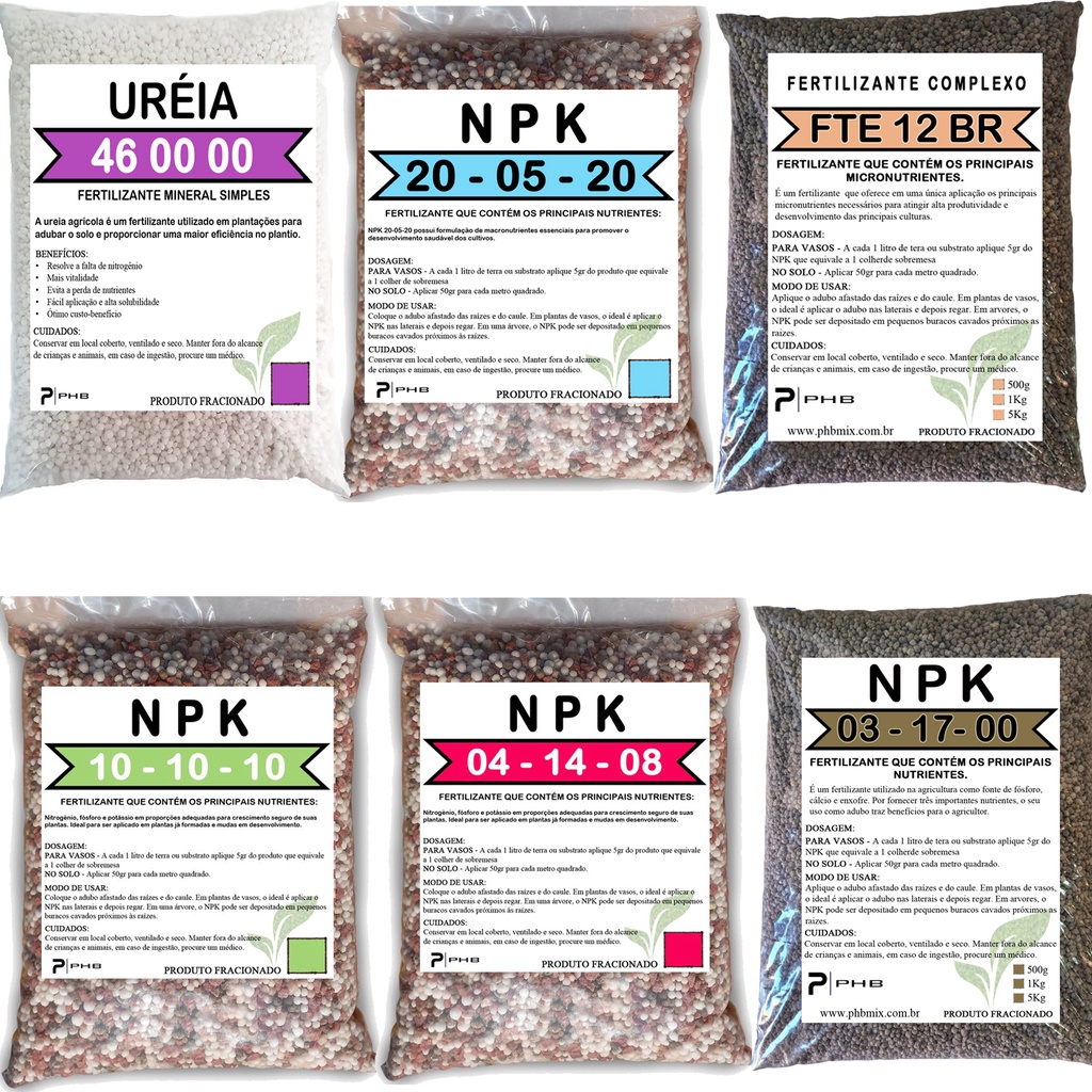 5Kg Adubo NPK Granulado Plantas, Hortas, Gramados , Jardins e Frutíferas – Fertilizante Completo e Micro Nutrientes FTE em Oferta na Shopee