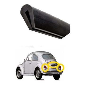 Perfil U 7 Mm Guarnicao Borracha Acabamento Lanterna em Oferta na Shopee