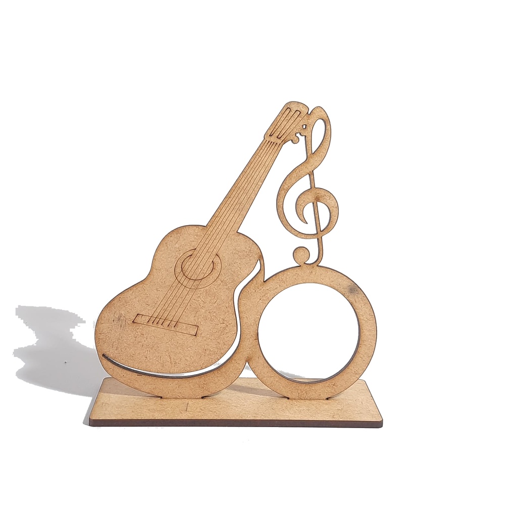 Kit Porta Bombom Lembrancinha Violão Música Centro Mesa MDF em Oferta na Shopee