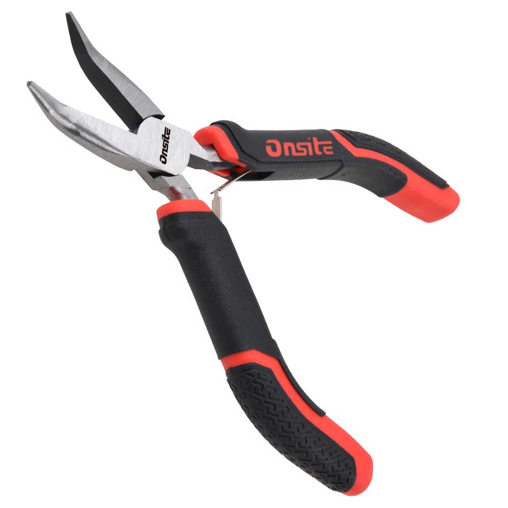 Alicate Bico Meia Cana Curvo Mini 5'' (125 mm) Onsite em Oferta na Shopee