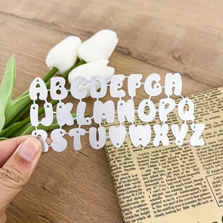 Vinte E Seis Letras Moldura De Corte De Metal , Papel Para Fabricação De Cartões Stencil Artesanato De Bricolage Álbum Cartão em Oferta na Shopee