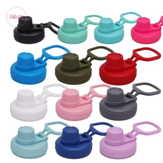 Tampa de copo para garrafa de água hidro, tampa de alça de garrafa de água, acessórios para copos de água, 12oz-64oz, tampa de garrafa portátil de plástico PP colorido, para esportes, SUGAW