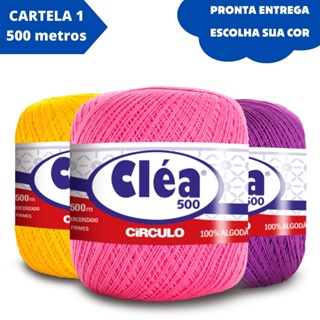 Linha Cléa 500 Metros Marca Circulo - 75g 100% Algodão em Oferta na Shopee
