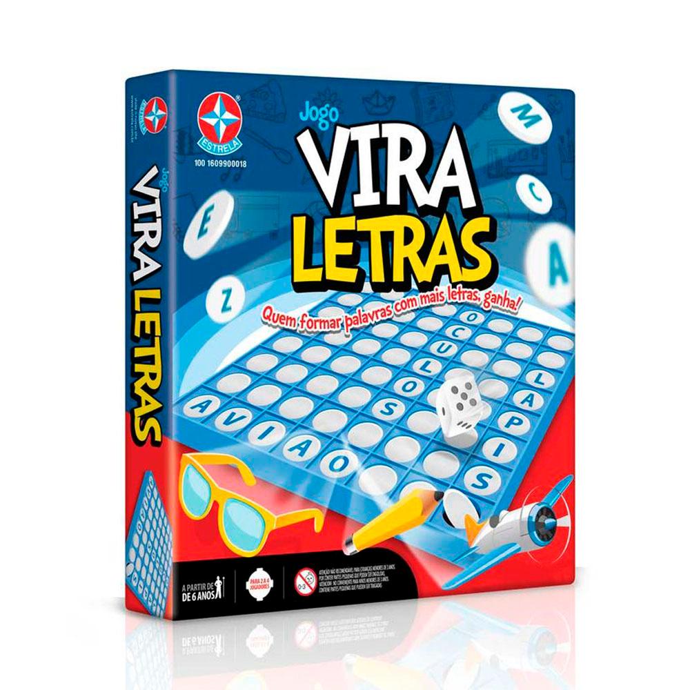 Jogo Vira Letras Tabuleiro - Estrela - Hobbies & Collections