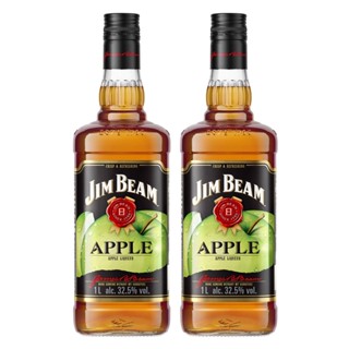 KIT 02 WHISKEY JIM BEAM APPLE 1000ML