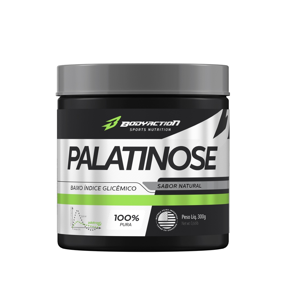 Palatinose 100% Pura 300g Bodyaction em Oferta na Shopee