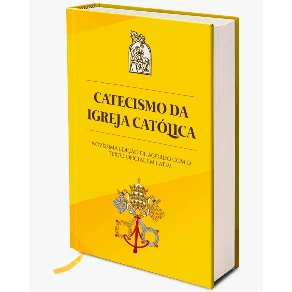 Livro Catecismo da Igreja Católica Grande - Luxo Capa Dura - CNBB