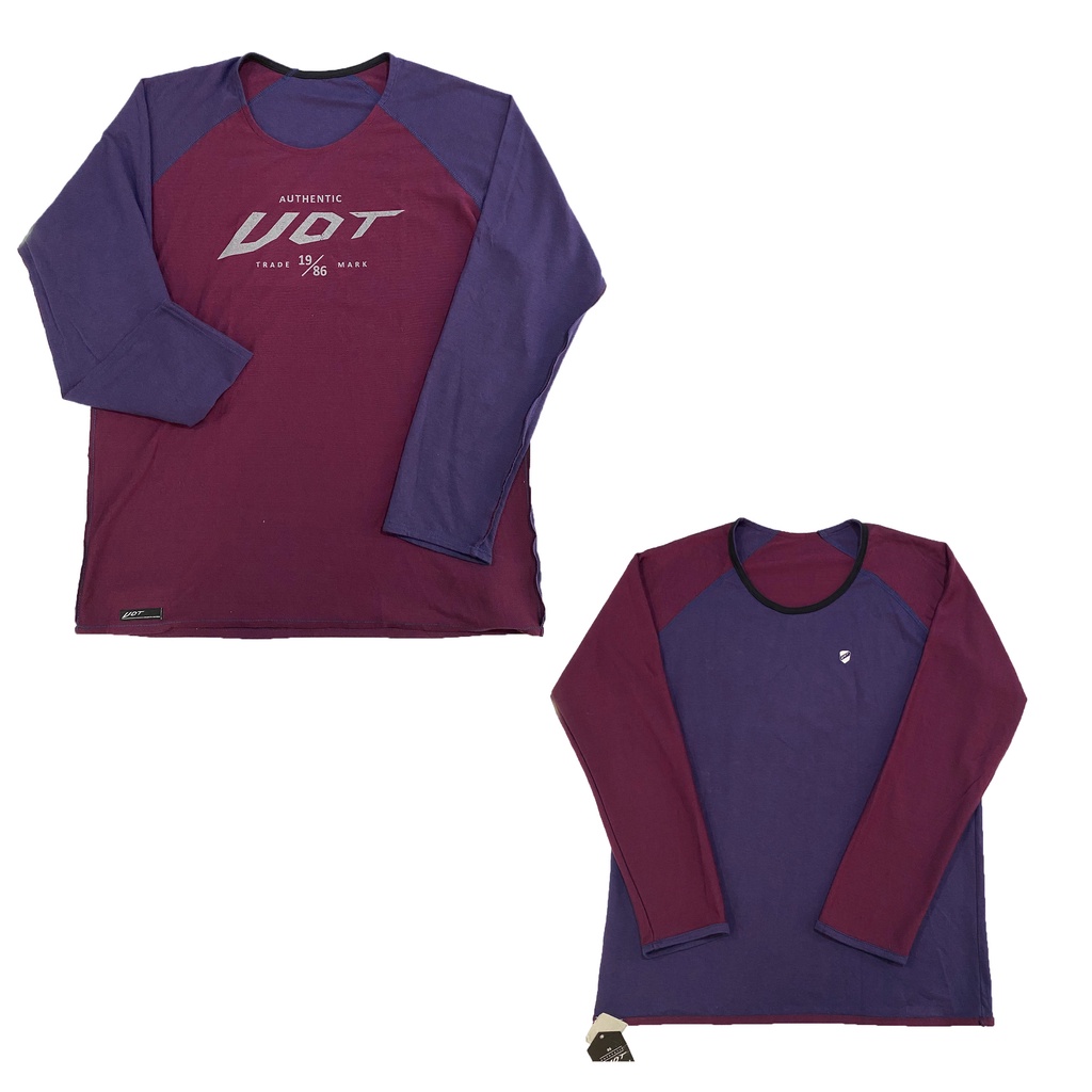 Camiseta UOT Manga Longa Roxa Dupla Face MCL-0049