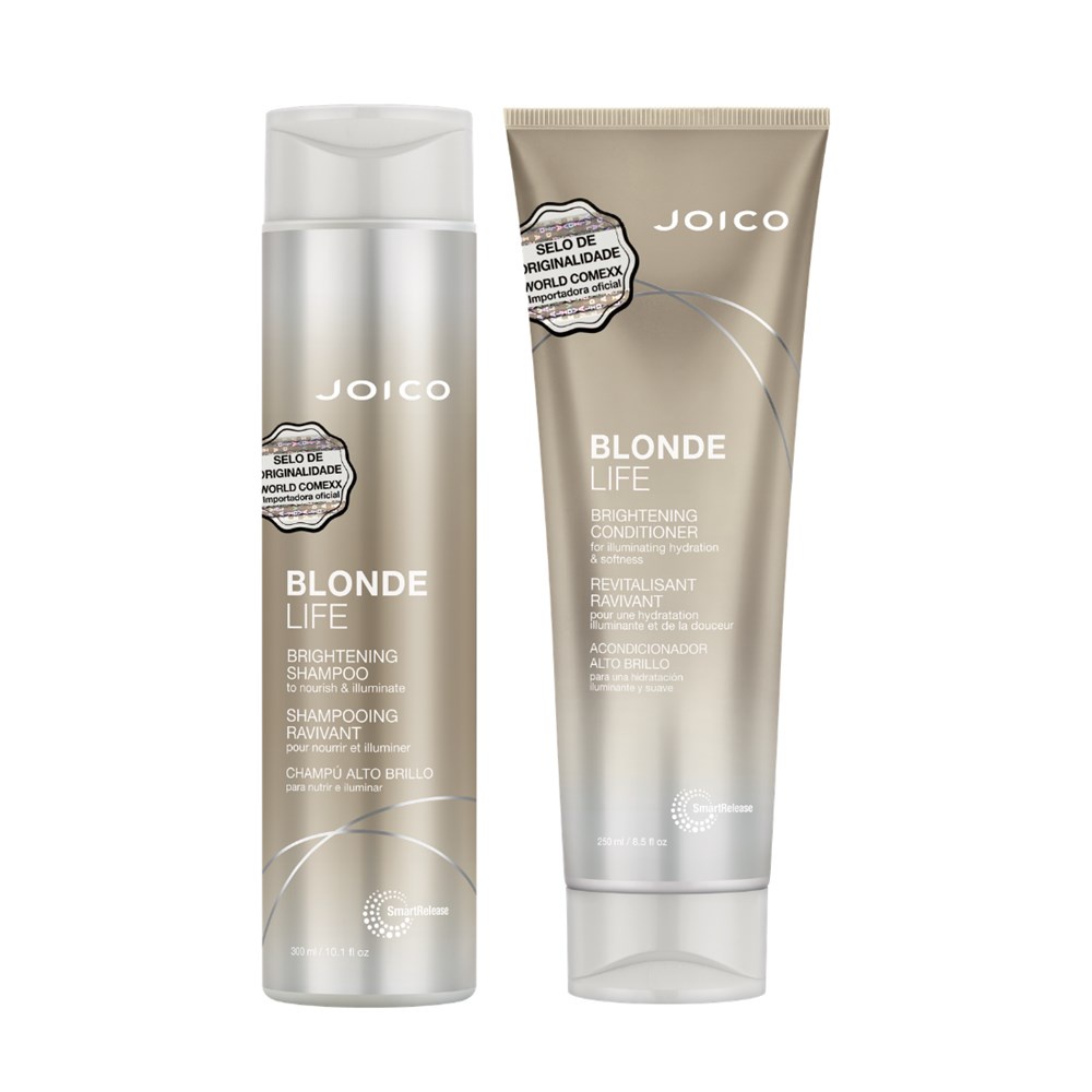 KIT JOICO PARA CABELOS LOIROS E DESCOLORIDOS - JOICO BLONDE LIFE em Oferta na Shopee