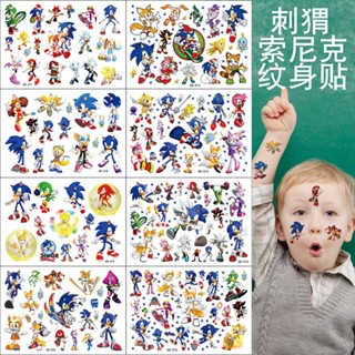 Tatuagem Temporária Super Sonic Infantil Crianças A prova d´agua Para Presente Festa De Aniversário e Decoração De Casa