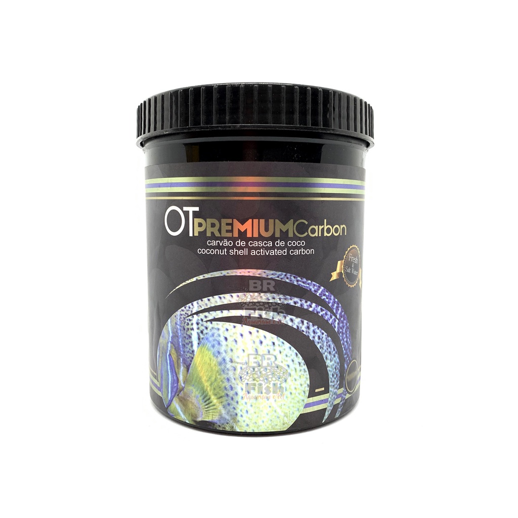 Carvão Ativado Oceantech Premiun Carbon 200ml Livre Fosfato
