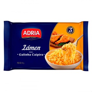 Macarrão Instantâneo Lámen Galinha Caipira Adria Pacote 74,3 g