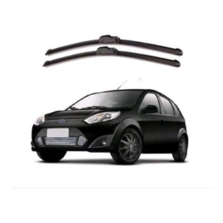 Par Paleta Palheta Silicone Limpador Parabrisa Ford Fiesta 2005 A 2010 em Oferta na Shopee