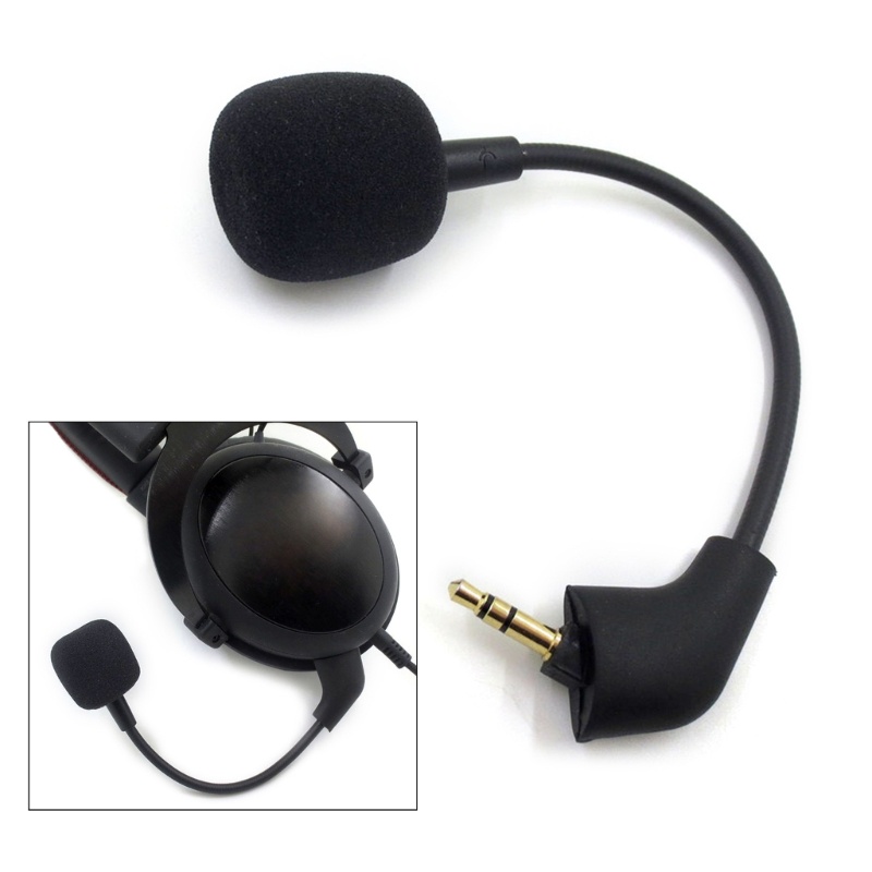 WU Microfone De Jogo Portátil De 3 5mm Para Fones De Ouvido Jogos HyperX Cloud II