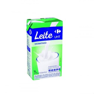 Leite Desnatado UHT Carrefour 1 Litro