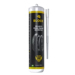 Vacina Selante Pneu Moto / Bike Frasco 300 Ml Block Pneus