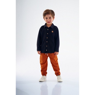 Camisa Manga Longa em Malha Texturizada Infantil Masculina Up Baby em Oferta na Shopee