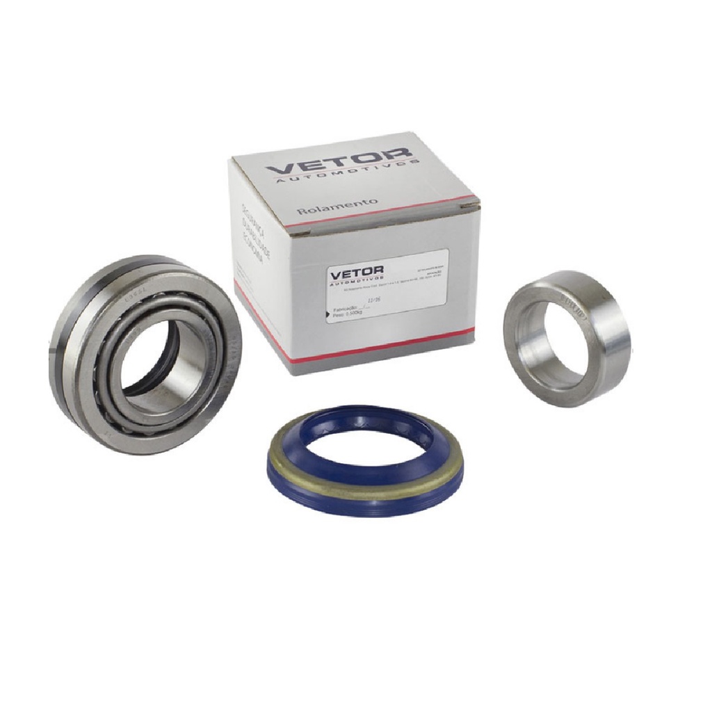 KIT ROLAMENTO RODA TRASEIRA FORD F1000 - RANGER 2.3 EIXO 46