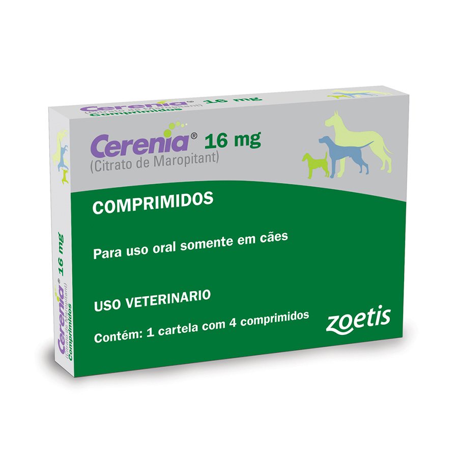 Cerênia 16mg Com 4 Comprimidos em Oferta na Shopee
