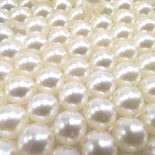 Pérola ABS 4mm Sem Furo + Rebites - 500 unidades - 21g
